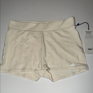 ALO yoga microwaffle pleasant boy shorts